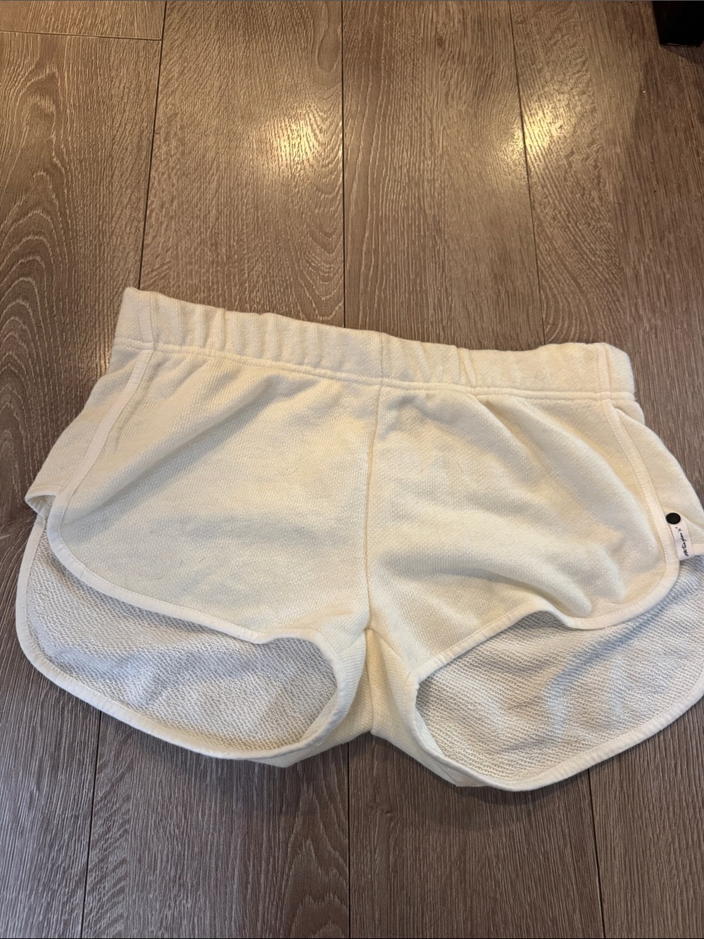NWOT One Teaspoon Women's White Knit Lounge Shorts